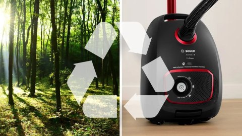 BOSCH Odkurzacz workowy Bosch Series 4 BGB41POW1 (850W ; czarny)