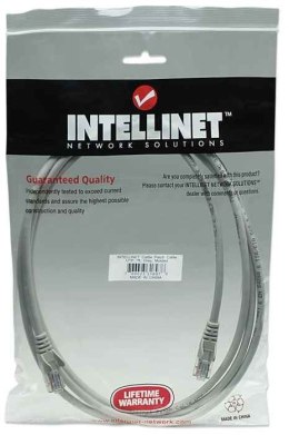 Intellinet INTELLINET PATCHCORD CAT5E UTP 2M SZARY 100% MIEDŹ 318976