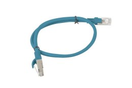 Lanberg Kabel UTP Lanberg PCU5-10CC-0050-B (RJ45, U/UTP - RJ45, U/UTP ; 0,50m; UTP; kat. 5e; kolor niebieski)