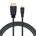SAVIO SAVIO KABEL HDMI (M) - MICRO HDMI (M), 2M, CZARNY, CL-40/M