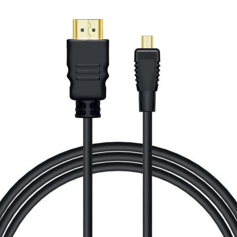 SAVIO SAVIO KABEL HDMI (M) - MICRO HDMI (M), 2M, CZARNY, CL-40/M