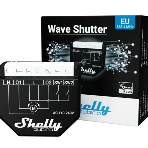 Shelly Shelly Qubino Wave Shutter - Inteligentny sterownik rolet z Z-Wave