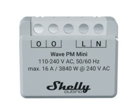 Shelly Shelly Shelly Qubino Wave PM Mini przełącznik Szary