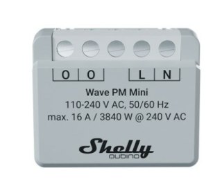 Shelly Inteligentny sterownik do pomiaru zużycia energii Z-Wave Shelly Wave PM Mini