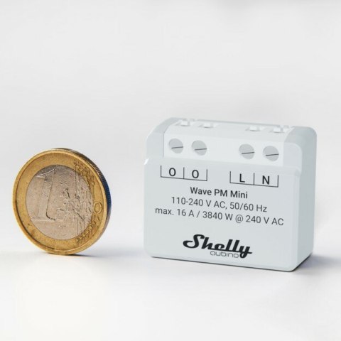 Shelly Shelly Shelly Qubino Wave PM Mini przełącznik Szary