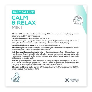 VetExpert VetExpert Calm&Relax Mini 30 Kapsułek