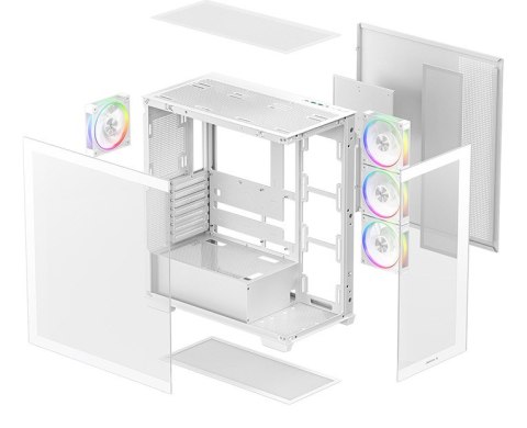 DEEPCOOL Obudowa DeepCool CG580 4F V2 WH