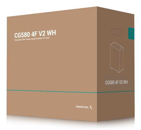 DEEPCOOL Obudowa DeepCool CG580 4F V2 WH