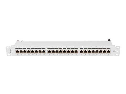 Lanberg LANBERG PATCH PANEL 24 PORT 1U 19" KAT.7 FTP SZARY PPS7-1024-S