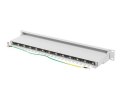 Lanberg LANBERG PATCH PANEL 24 PORT 1U 19" KAT.7 FTP SZARY PPS7-1024-S