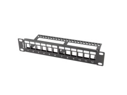 Lanberg LANBERG PATCH PANEL PUSTY 12 PORT 1U 10