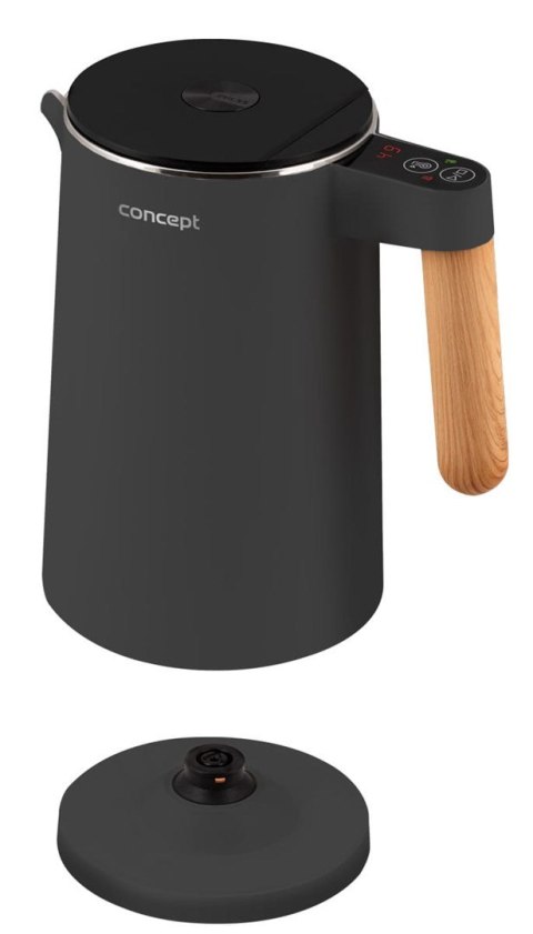 CONCEPT Czajnik elektryczny RK3302 antracyt CONCEPT