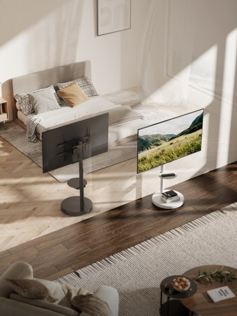 GEMBIRD GEMBIRD STOJAK NA TELEWIZOR 37" - 86", BIAŁY