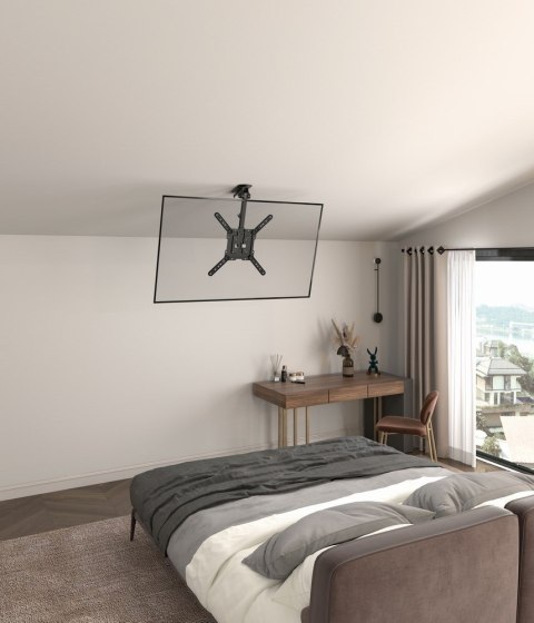 GEMBIRD GEMBIRD UCHWYT SUFITOWY DO TELEWIZORA Z PEŁNYM ZAKRESEM RUCHU (REGULOWANY), 23" - 55"