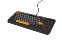 GENESIS KLAWIATURA DLA GRACZY GENESIS THOR 230 TKL ANCHOR GRAY NEGATIVE US RGB MECHANICZNA OUTEMU RED
