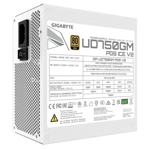 Gigabyte Zasilacz Gigabyte UD750GM 750W PG5 ICE
