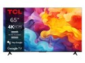 TCL Telewizor TCL 65V6B LED 65'' 4K Ultra HD Google TV Dolby Audio DVB-T2 Czarny