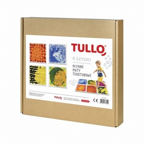 Tullo Tullo 701 Ścieżka sensoryczna - sensoryczne płytki z cieczą fakturowe 30x30cm 4 szt.