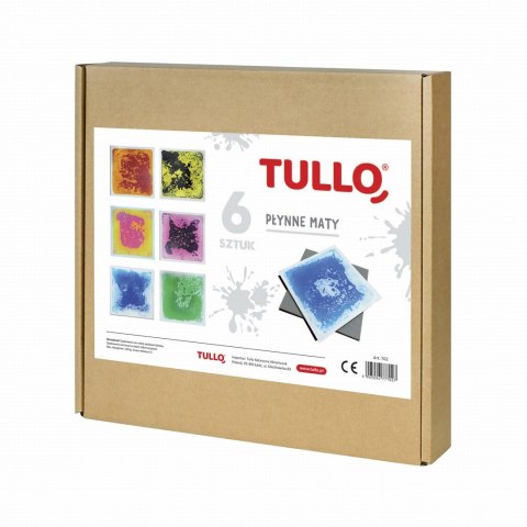 Tullo Tullo 702 Ścieżka sensoryczna - sensoryczne płytki z cieczą 30x30 cm 6 szt.