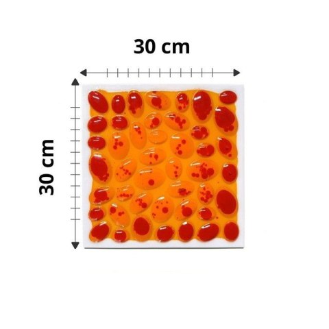 Tullo Tullo Ścieżka sensoryczna - sensoryczne płytki z cieczą fakturowe 30x30 cm 6 szt