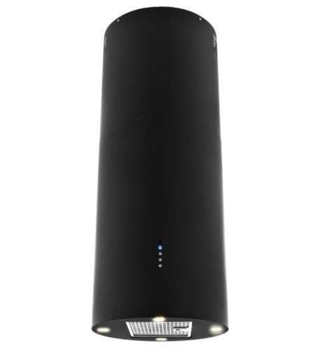 AKPO Okap wyspowy cylindryczny AKPO WK-4 ISLA BALMERA CZARNY (tuba, sterowanie mechaniczne)