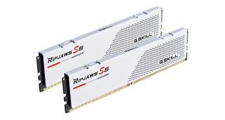 G.SKILL G.SKILL RIPJAWS S5 DDR5 2X32GB 6000MHZ CL30 XMP3 WHITE F5-6000J3040G32GX2-RS5W