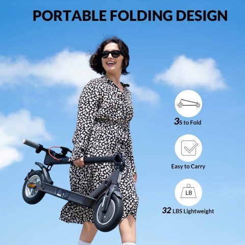 INVANTI Hulajnoga elektryczna Invanti ES09 (V30 Pro) 350W 30-35km