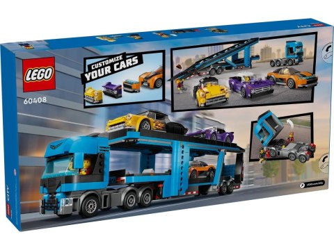 Lego LEGO City 60408 Laweta z samochodami sportowymi