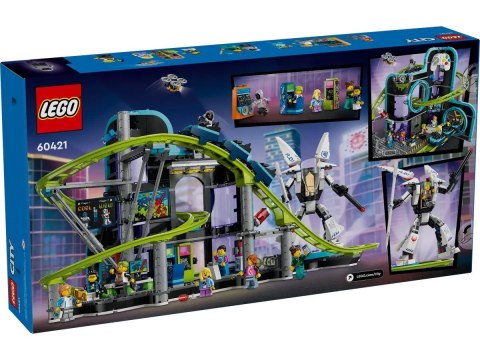 Lego LEGO City 60421 Park Świat robotów z rollercoasterem