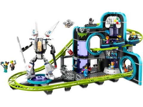Lego LEGO City 60421 Park Świat robotów z rollercoasterem