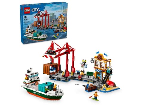 Lego LEGO City 60422 Nadmorski port ze statkiem towarowym