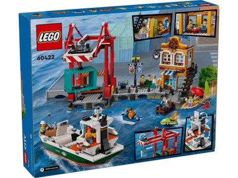 Lego LEGO City 60422 Nadmorski port ze statkiem towarowym