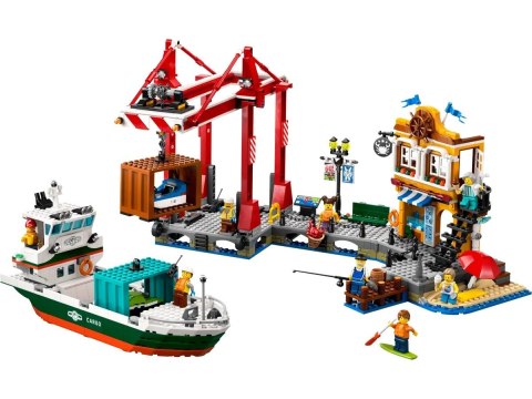 Lego LEGO City 60422 Nadmorski port ze statkiem towarowym
