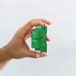 Shelly Shelly Wave Pro Dimmer 2PM - Ściemniacz oświetlenia Z-Wave, 2 kanały, bezprzewodowy do LED i halogenów, montaż na szynie DIN