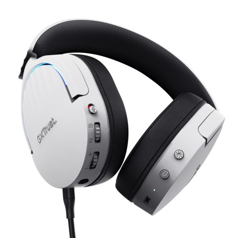 Trust Słuchawki gamingowe Trust GXT 491W FAYZO WIRELESS White