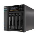 ASUSTOR NAS Asustor AS6804T; Tower; 4x (3.5" SATA HDD/ 2.5" SSD); AMD Ryzen Embedded V3C14; 16G ECC DDR5 SODIMM (max. 64GB), 2x 10GbE, 2
