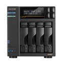 ASUSTOR NAS Asustor AS6804T; Tower; 4x (3.5" SATA HDD/ 2.5" SSD); AMD Ryzen Embedded V3C14; 16G ECC DDR5 SODIMM (max. 64GB), 2x 10GbE, 2