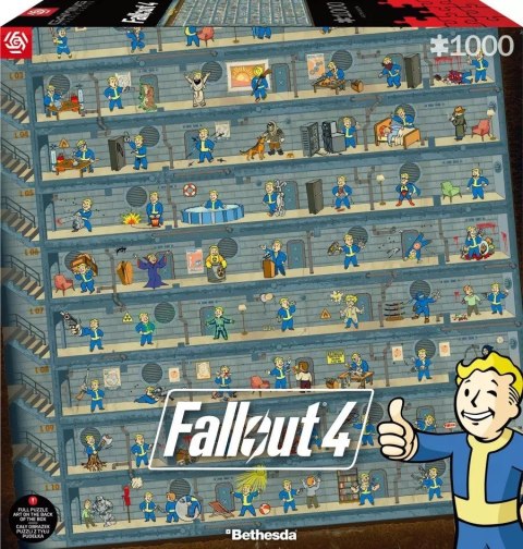Cenega Publishing Puzzle Good Loot Gaming Puzzle: Fallout 4 Perk Poster 1000 elementów