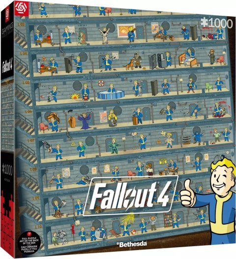 Cenega Publishing Puzzle Good Loot Gaming Puzzle: Fallout 4 Perk Poster 1000 elementów