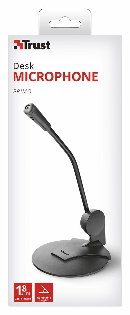 Trust Mikrofon TRUST Primo Desk czarny