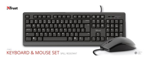 Trust Zestaw klawiatura + mysz TRUST PRIMO Set