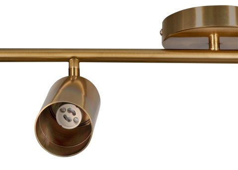 Activejet Listwa reflektorowa poczwórna złota sufitowa ścienna Activejet SPECTRA kinkiet GU10 do salonu