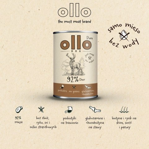 OLLO Ollo Pure Jeleń 850g