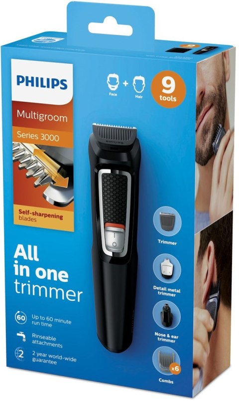 Philips Trymer do brody Philips MG3740/15 (kolor czarny)