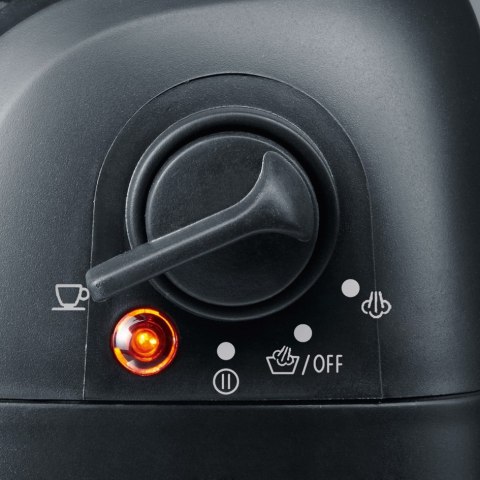 SEVERIN SEVERIN EKSPRES KOLBOWY DO ESPRESSO, CZARNY, POJ. DZBANKA 0,35 L, AUTO-OFF, DYSZA DO SPIENIANIA, MOC 800W KA5978