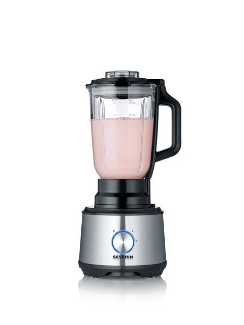 SEVERIN SEVERIN MULTI ROBOT KUCHENNY INOX, SZKLANY MIKSER KIELICHOWY 1,5 L, MŁYNEK 140 ML, POJEMNIK ROBOCZY 1,5 L, MOC 1200W KM3892