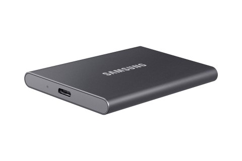Samsung Dysk zewnętrzny SSD Samsung T7 (1TB; USB 3.2; szary; MU-PC1T0T/WW)