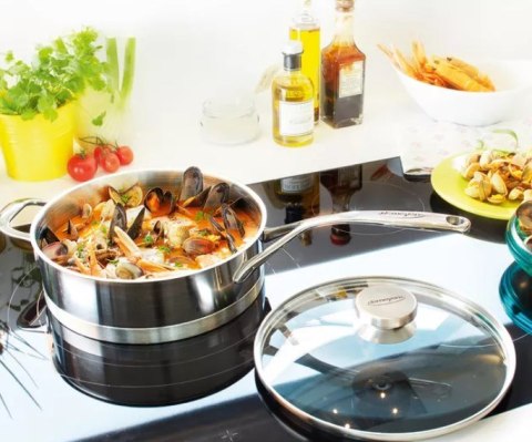 DEMEYERE Rondelek niski z 2 uchwytami Demeyere Atlantis 7 - 2.8 ltr (WYPRZEDAŻ)