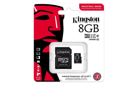 Kingston KINGSTON microSDHC Industrial 8GB SDCIT2/8GB
