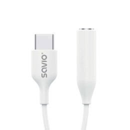 SAVIO SAVIO ADAPTER USB-C - MINI JACK 3,5 MM (F) AK-52
